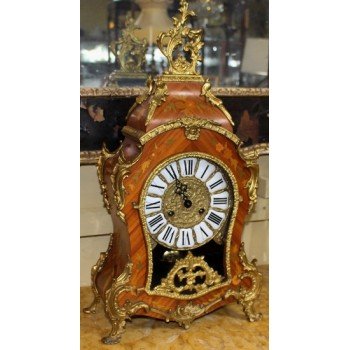 Louis XV Style Inlaid Bracket Clock