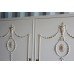 Vintage Olympus Louis XV Style Painted Cream Double Wardrobe