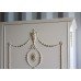 Vintage Olympus Louis XV Style Painted Cream Double Wardrobe