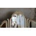 Louis XV Style Kidney Shaped Vintage Olympus Painted Cream Dressing Table