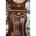 Louis XV Style Walnut & Brass Inlaid Longcase Clock