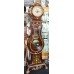 Louis XV Style Walnut & Brass Inlaid Longcase Clock