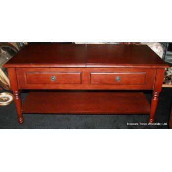 Mahogany Coffee Table CD Cabinet