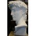 Marble Effect Giant Bust of David by Eichholtz