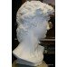 Marble Effect Giant Bust of David by Eichholtz