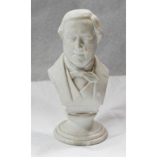 Miniature Classical Style Porcelain Bust of Rossini