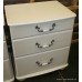 Cream Dressing Table & Bedside Cabinet Modern