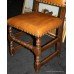 Quality Extending Carved Oak Refectory Table with 10 Leather Chairs