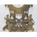 Ornate Brassed Antique Style Mantle Clock