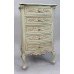 Carved Painted Cream Chest of Drawers