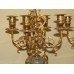 Pair of Handsome 19th c. Ormolu & Marble Candelabras