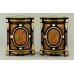 Pair of Louis XV Style Boulle Encoignure Corner Cabinets