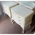 Pair of Louis XV Style Olympus Painted Cream Chest of Drawers