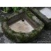 Pair of Early Antique Stone Corner Troughs