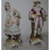 Pair of Antique German Sitzendorf Porcelain Figures