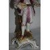 Pair of Antique German Sitzendorf Porcelain Figures