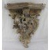 Pair of Ornate Hand Carved Wood Wall Brackets