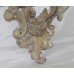 Pair of Ornate Hand Carved Wood Wall Brackets