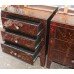 Pair of Red & Gold Venetian Style Chests