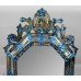 Pair of Decorative Bejewelled Venetian Style Mirrors