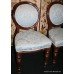 Pair of Victorian Mahogany Balloon Back Side Chairs