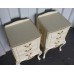 Pair of French Style Olympus Painted Cream Bedside Chest of Drawers