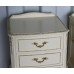 Pair of French Style Olympus Painted Cream Bedside Chest of Drawers