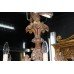 Italian Carved Wood Gilt 8 Arm Chandelier Light