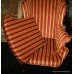 Quality Striped Upholstered Armchair