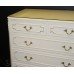 Louis XV Style Olympus Painted Cream Long 9 Drawer Chest of Drawers