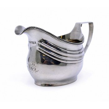 Regency Solid Silver Sauce Boat by Bateman London 1813