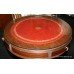 Regency Style Mahogany Leather Topped Drum Table