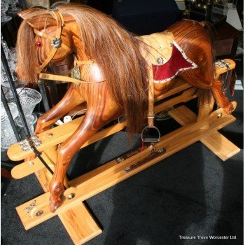 Riding High Wooden Rocking Horse