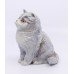 Royal Worcester Kittens Sculpture Blue Persian