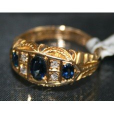 Deakin & Francis Sapphire & Diamond Ring