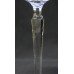 Set of 6 Blue Overlay Crystal Hock Wine Glasses