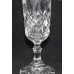 Set of 6 English Cut Glass Grapevine Champagne Flutes