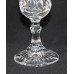 Set of 6 English Cut Glass Grapevine Champagne Flutes