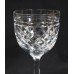 Set of 6 English Small Cut Glass Wine Glasses c.1950