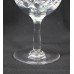 Set of 6 English Small Cut Glass Wine Glasses c.1950