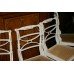 Set of 5 Painted Cream French Cane Chairs