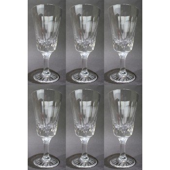 Set of 6 Tudor Crystal "Frobisher" Wine Glasses