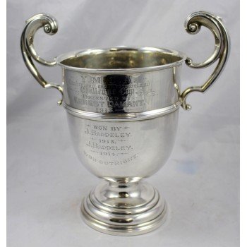 Early 20th c. Silver Two Handled Trophy Birmingham 1912