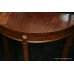 Small Demilune Occasional Mahogany Table