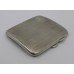 Solid Silver English Cigarette Case Birmingham 1925