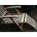 Colonial Style Pagoda Teak Steamer Deck Recliner Chair