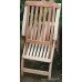 Colonial Style Pagoda Teak Steamer Deck Recliner Chair