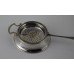 Sterling Silver Tea Strainer & Stand Birmingham 1945