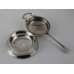 Sterling Silver Tea Strainer & Stand Birmingham 1945