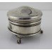 Sterling Silver Velvet Lined Pin Cushion Birmingham 1920